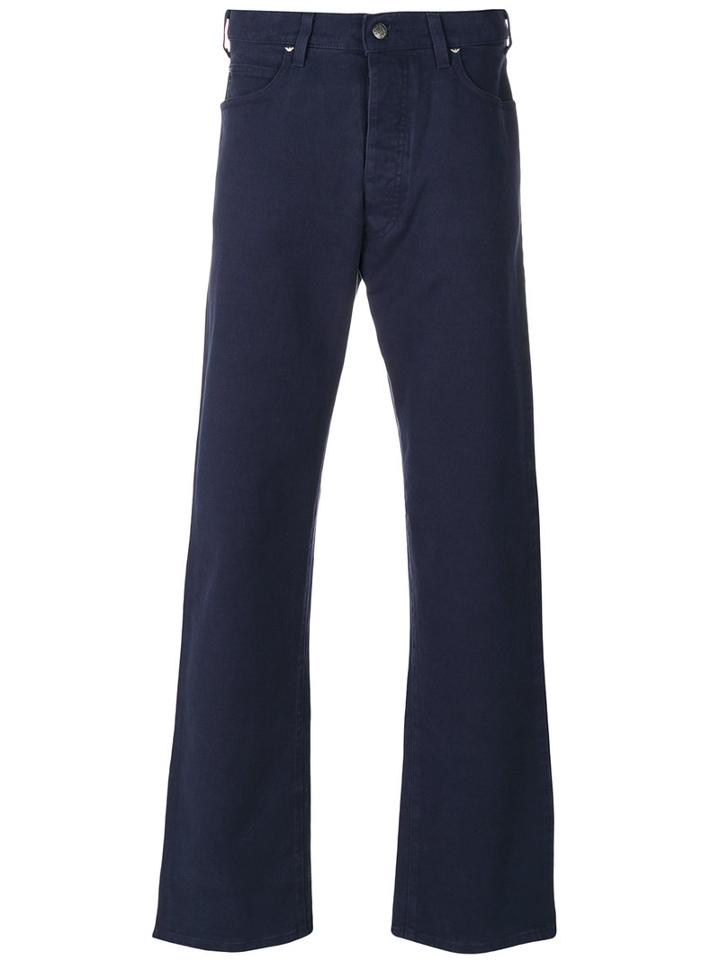 Armani Jeans - Bootcut Jeans - Men - Cotton - 32, Blue, Cotton