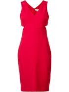Elizabeth And James Cross Back Cutout Dress, Women's, Size: 10, Red, Polyester/spandex/elastane/viscose