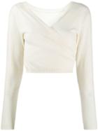P.a.r.o.s.h. Wrapped Front Jumper - Neutrals