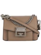 Givenchy Foldover Chain Crossbody Bag - Brown