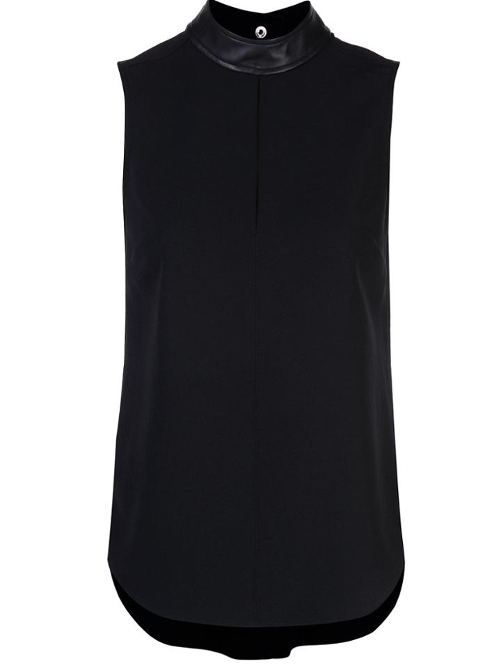 A.l.c. Contrast Collar Blouse - Black