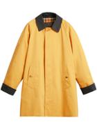 Burberry Reissued Waxed Gabardine Car Coat - Yellow & Orange