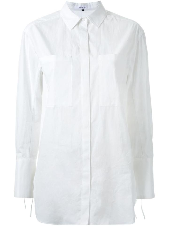 Le Ciel Bleu 'dungaree Ribbon' Shirt