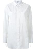 Le Ciel Bleu 'dungaree Ribbon' Shirt