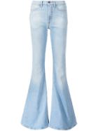 Off-white Stretch Bootcut Jeans - Blue