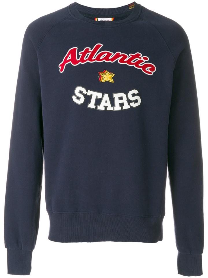 Atlantic Stars Patch Appliqué Sweater - Blue
