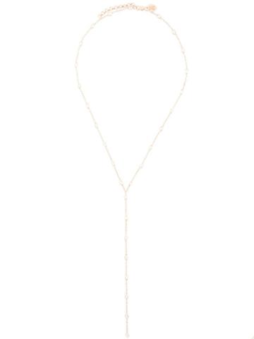 Maha Lozi Speckled Drop Necklace - Gold