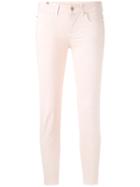 Notify - Capri Canvas Jeans - Women - Cotton/spandex/elastane - 28, Pink/purple, Cotton/spandex/elastane