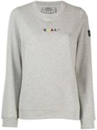 Ecoalf Embroidered Logo Sweatshirt - Grey