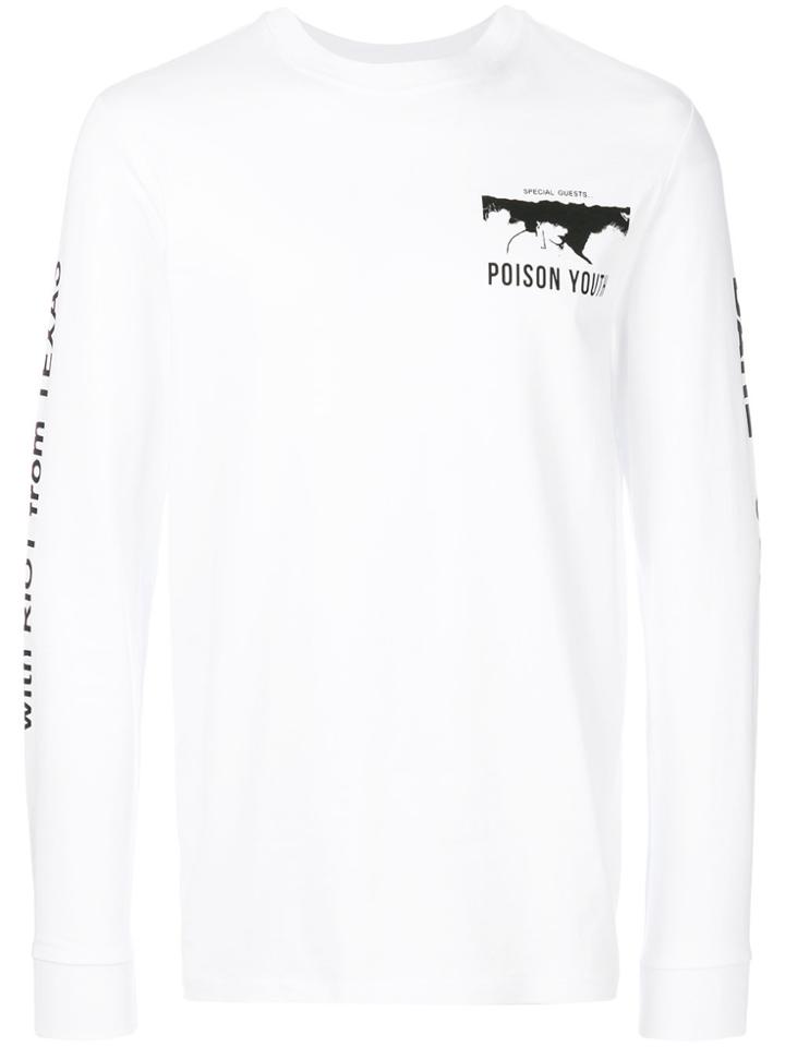 Mcq Alexander Mcqueen Poison Youth Long Sleeve T-shirt - White
