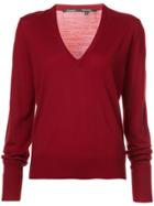 Proenza Schouler Deep V-neck Sweater - Red