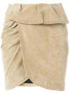 Iro Glad Stud Detail Skirt - Brown