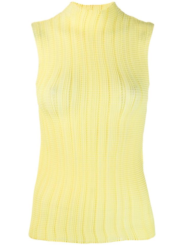 Givenchy Fitted Ribbed Vest - Yellow