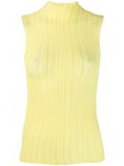 Givenchy Fitted Ribbed Vest - Yellow