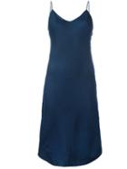Cloe Cassandro Midi Slip Dress, Women's, Blue, Rayon