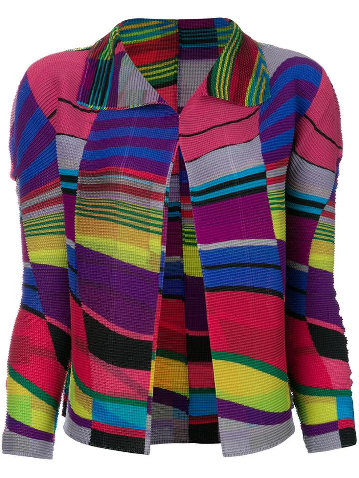 Issey Miyake Cauliflower Graphic Print Cardigan - Multicolour