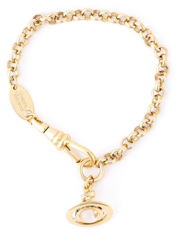 Vivienne Westwood 'new Petite Orb' Bracelet, Women's, Metallic