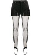Y/project Shorts With Tights - Black