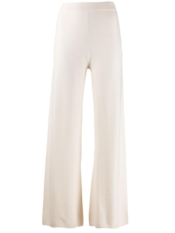 Joseph Flared Leg Pants - Neutrals
