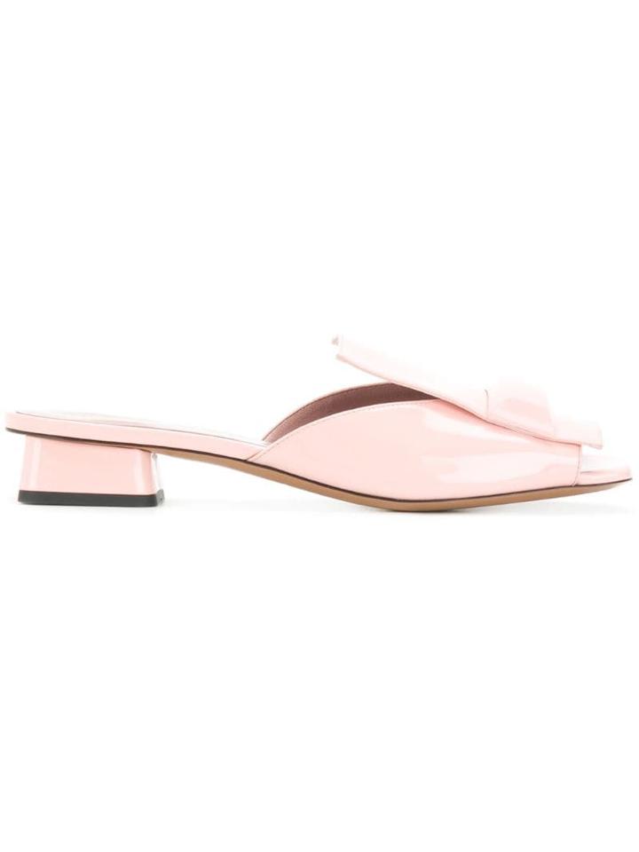 Rayne Open Toe Mules - Pink