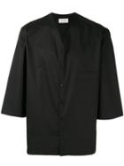 Lemaire - V-neck Shirt - Men - Cotton/spandex/elastane - 46, Black, Cotton/spandex/elastane