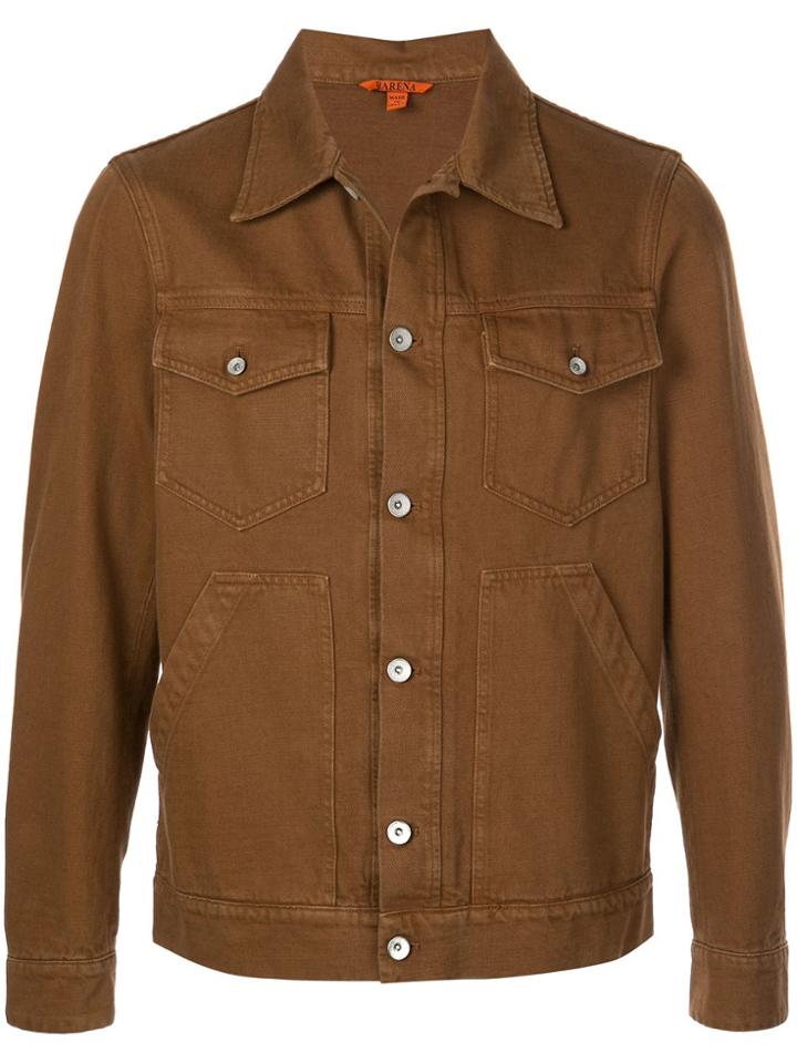 Barena Button-up Overshirt - Brown