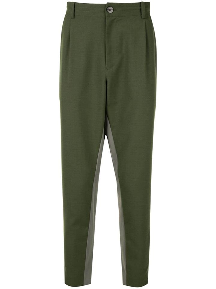 Yoshiokubo Dropped Crotch Trousers - Green