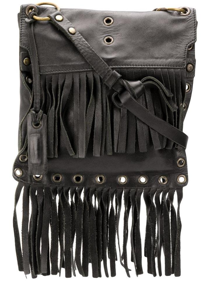 Dolce & Gabbana Pre-owned 1990's Fringed Shoulder Bag - Black