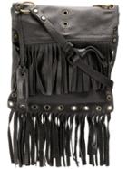 Dolce & Gabbana Pre-owned 1990's Fringed Shoulder Bag - Black