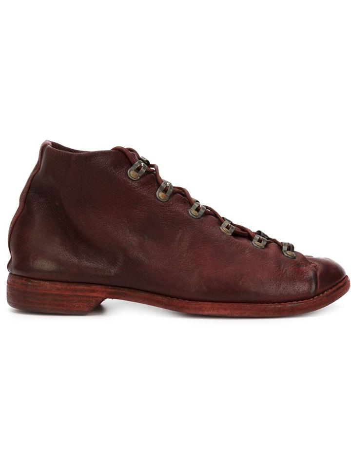 Guidi Hiking Boots, Men's, Size: 44, Red, Goat Skin