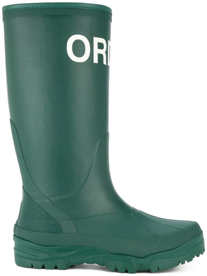 Undercover Order Boots - Green