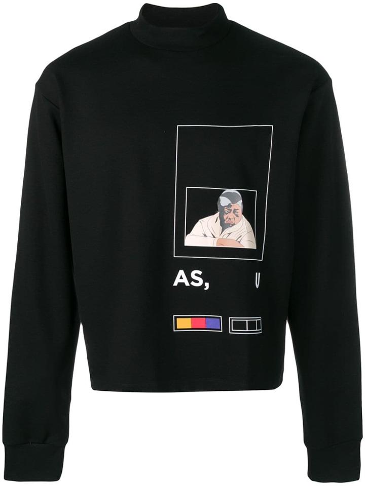 Pyer Moss Fed Up Sweatshirt - Black