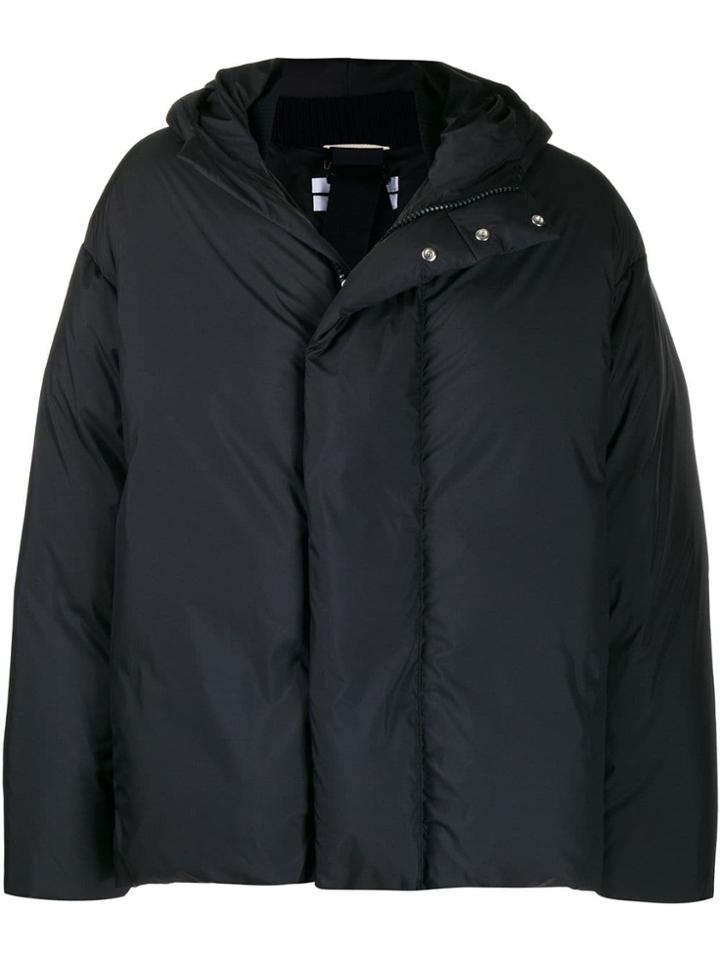Oamc Hooded Down Jacket - Blue