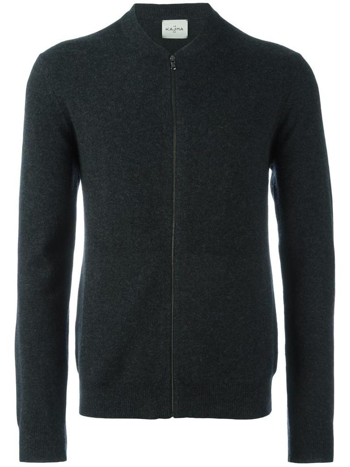 Le Kasha 'nepal' Knitted Bomber, Men's, Size: Xl, Grey, Cashmere