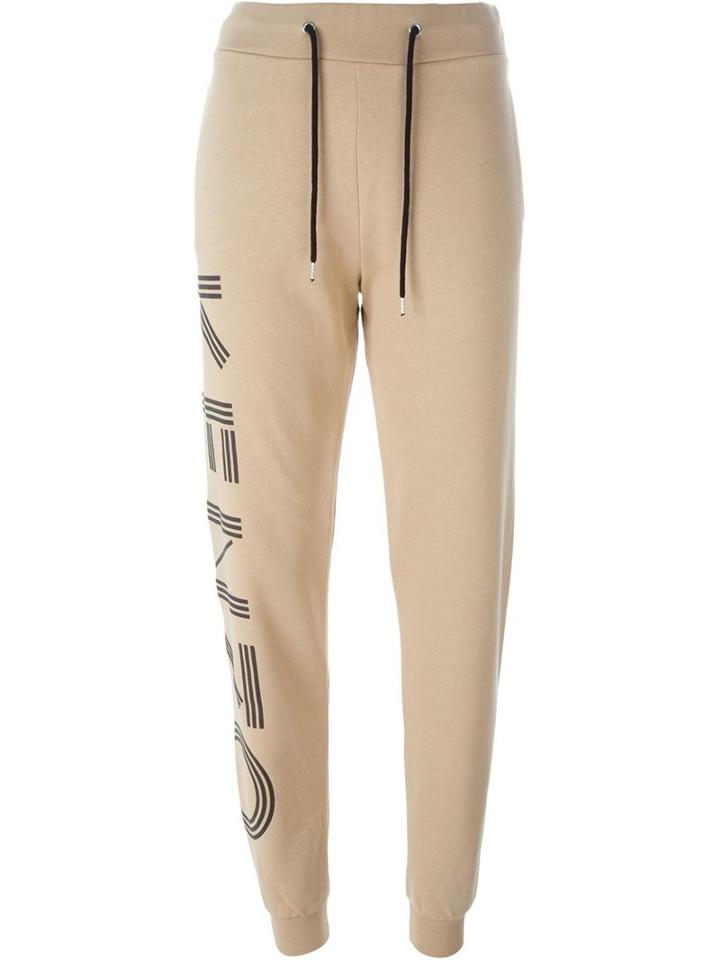 Kenzo Logo Print Track Pant, Women's, Size: S, Nude/neutrals, Cotton