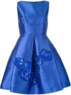 P.a.r.o.s.h. Sequin Embellished Dress, Women's, Size: Small, Blue, Polyester/silk/pvc/polyamide