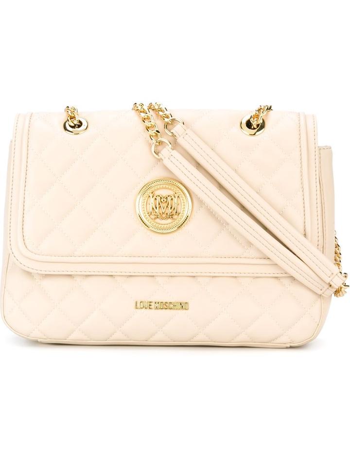 Love Moschino Quilted Chain Strap Cross Body Bag