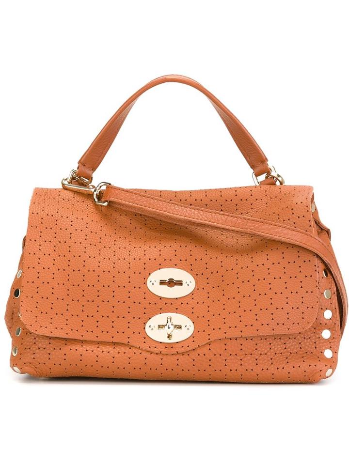 Zanellato Perforated Cross Body Bag