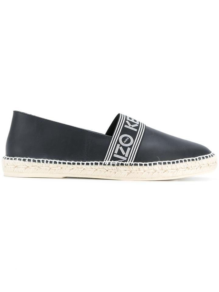 Kenzo Branded Espadrilles - Black