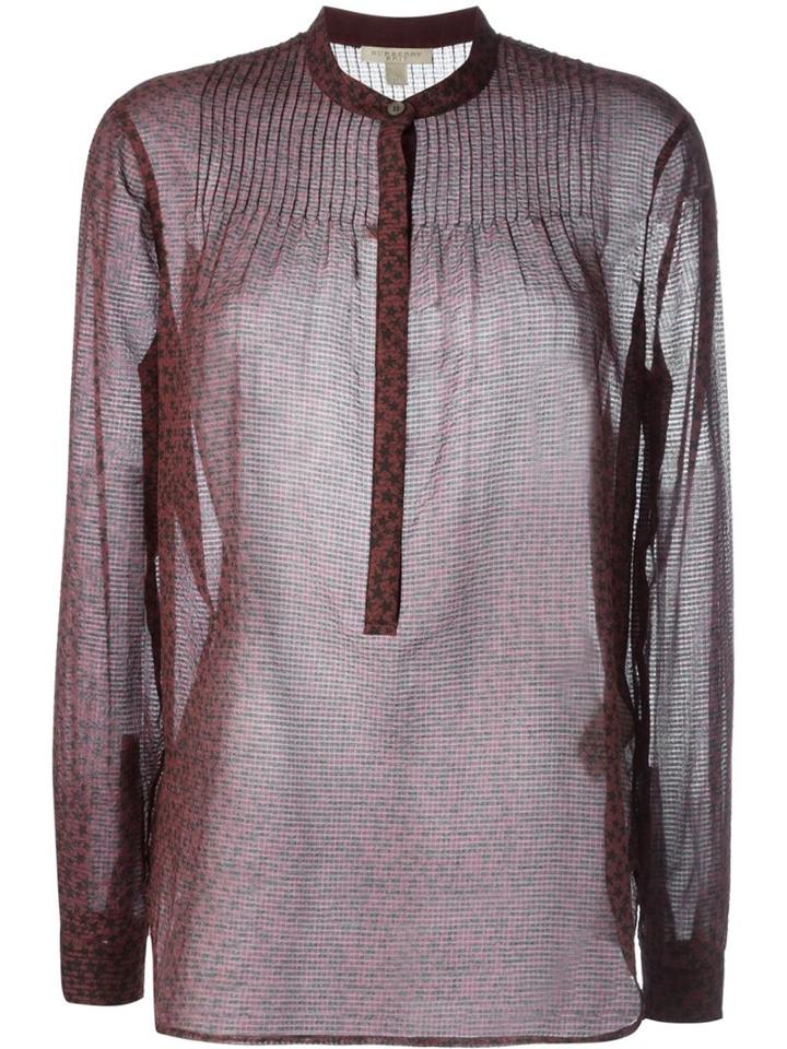 Burberry Brit Sheer Star Print Blouse
