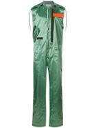 Walter Van Beirendonck Satin Jumpsuit - Green
