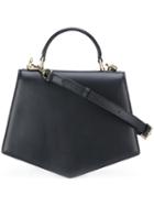 Tammy & Benjamin Pentagone Tote, Women's, Black, Leather