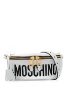 Moschino Logo Belt Bag - White