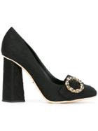 Dolce & Gabbana Jackie Jacquard Pumps - Black