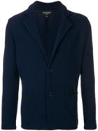 Emporio Armani Knitted Blazer - Blue