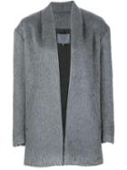 Maiyet Open Front Coat, Women's, Size: 0, Grey, Alpaca/virgin Wool