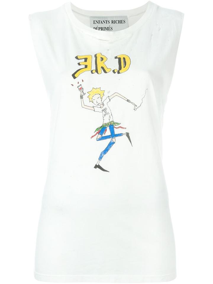 Enfants Riches Deprimes Logo Print Sleeveless T-shirt