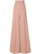 Elisabetta Franchi Wide-leg Trousers - Nude & Neutrals