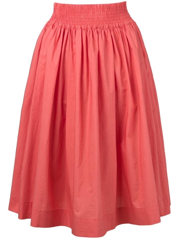 Woolrich Flared Midi Skirt - Pink