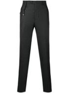 Berwich Check Pattern Chinos - Black